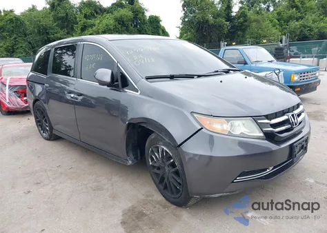 2015 Honda Odyssey Ex-L из США, поврежденный, VIN 5FNRL5H68FB122488